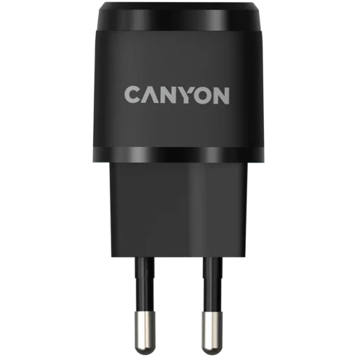 Зарядно за мобилен телефон CANYON charger H-20-05 PD 20W USB-C White