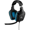 Геймърски слушалки LOGITECH G432 Wired Gaming Headset 7.1 - LEATHERETTE - BLACK/BLUE -