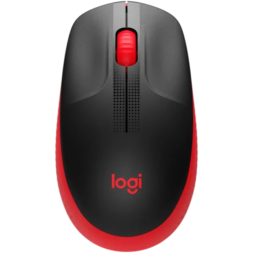 Безжична мишка LOGITECH M190 Wireless Mouse - RED