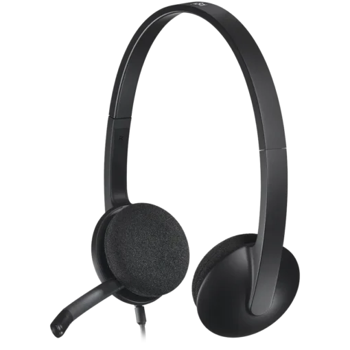 Слушалки LOGITECH H340 Corded Headset – BLACK – USB