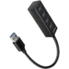 USB хъб AXAGON HUE-M1AL 4x USB 3.2 Gen 1 MINI hub metal 1.2m USB-A cable