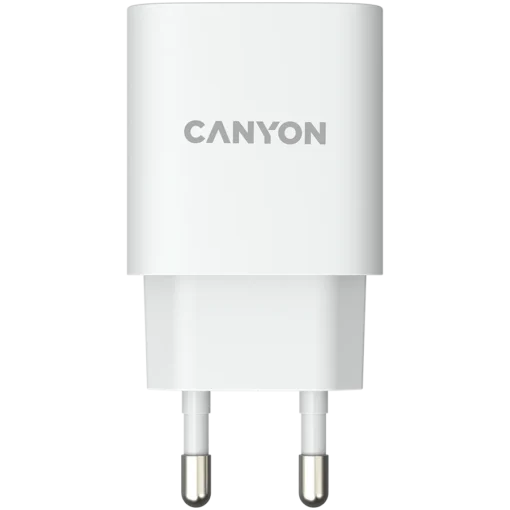 Зарядно за мобилен телефон CANYON charger H-18-01 QC 3.0 18W USB-A White