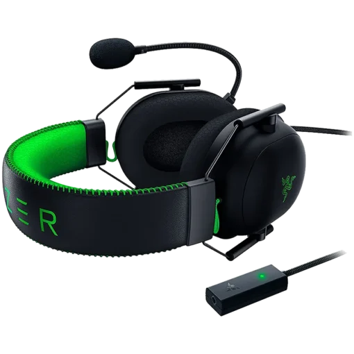 Геймърски слушалки Razer BlackShark V2 – Wired Gaming Headset + USB Sound Card – SE – World
