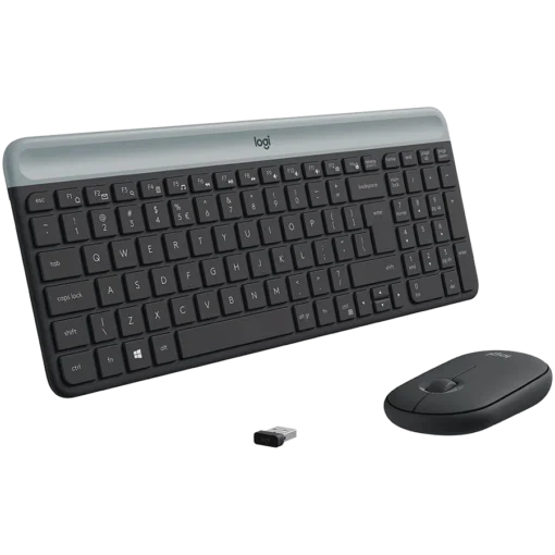 Клавиатура LOGITECH MK470 Slim Wireless Combo – GRAPHITE – US