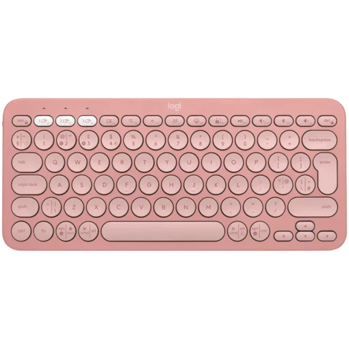 Клавиатура LOGITECH K380S Multi-Device Bluetooth Keyboard - TONAL ROSE - US INTL