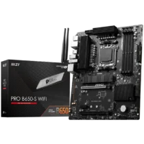 Дънна платка MSI PRO B650-S WIFIATX Socket AM5AMD B650 Chipset4 DIMMsDual Channel DDR5 up to 7200+(OC)MHz2x PCI-Ex16 slo