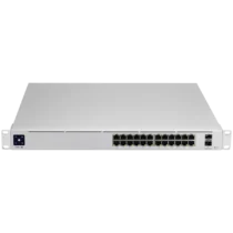 Kомутатор Ubiquiti USW-Pro-24-POE-EU configurable Gigabit Layer2 and Layer3 switch with auto-sensing 802.3at PoE+ and 80