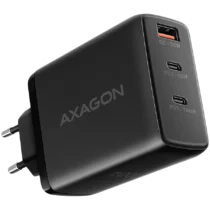 Зарядно за мобилен телефон AXAGON ACU-DPQ100 GaN Wall charger 3x port (USB + dual USB-C) PD3.0/QC4+/PPS/Apple 100W