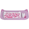 Клавиатура CANYON set HSET-W6 Keyboard+Mouse Kitty Edition AAA+АА Wireless Pink
