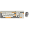 Клавиатура CANYON HSET-W5 Keyboard+Mouse AAA+AA Wireless Beige