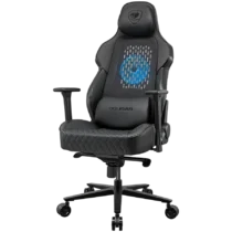 Геймърски стол COUGAR Chair NxSys Aero Black Breathable PVC LeatherHighly breathable mesh cloth 150º Reclining RocX Pist