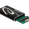 Външно чекмедже Delock 42006 За mSATA SSD USB