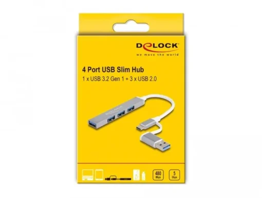USB хъб Delock