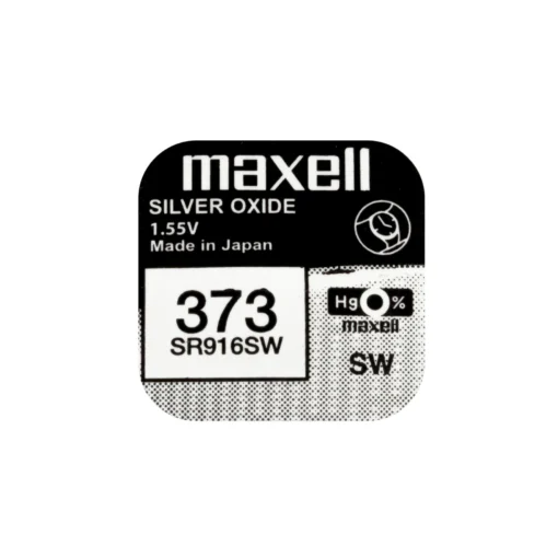 Бутонна батерия сребърна MAXELL SR916 SW /373/1.55V