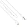 кабел за мобилен телефон Аудио кабел Earldom ET-AUX42 3.5mm към Lightning 1.0м Бял -