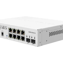 Суич MikroTik CSS610-8G-2S+IN 8 x Gigabit Ethernet ports 2 x SFP PoE in