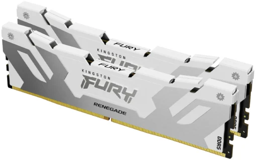 Памет за компютър Kingston Fury Renegade White 32GB(2x16GB) DDR5 7200MHz CL38 KF572C38RWK2-32