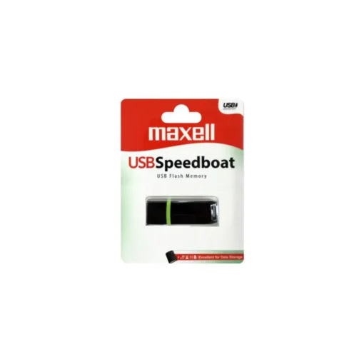 USB памет MAXELL SPEEDBOAT USB 2.0 4GB ЧЕРЕН