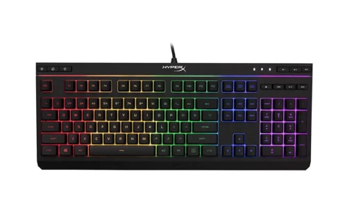 Геймърскa клавиатура HyperX Alloy Core RGB подсветка Черен