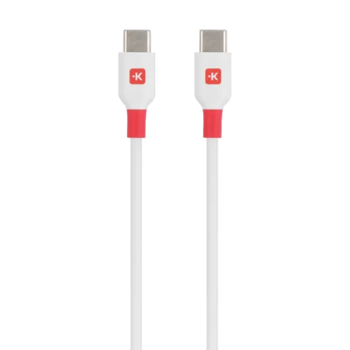 Кабел Skross USB-C - USB-C 2.0 мъжко 2.0 м Бял