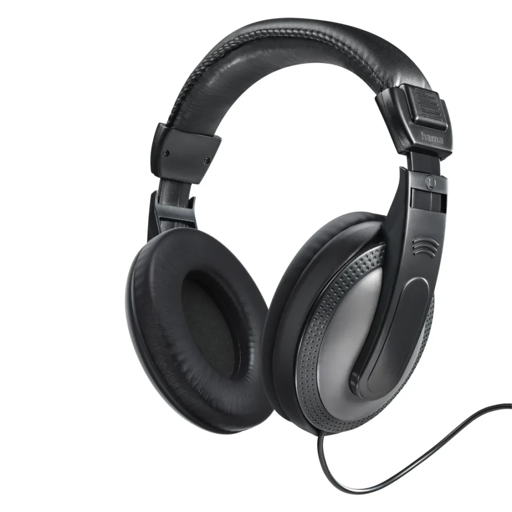 Стерео слушалки HAMA ShellTV Over-ear 6 м кабел 113dB Черен