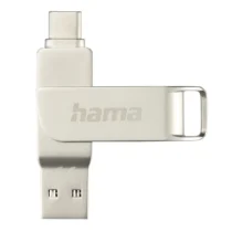 HAMA Флаш памет "C-Rotate Pro" USB-C 3.1/3.0 256GB 100MB/s сребрист