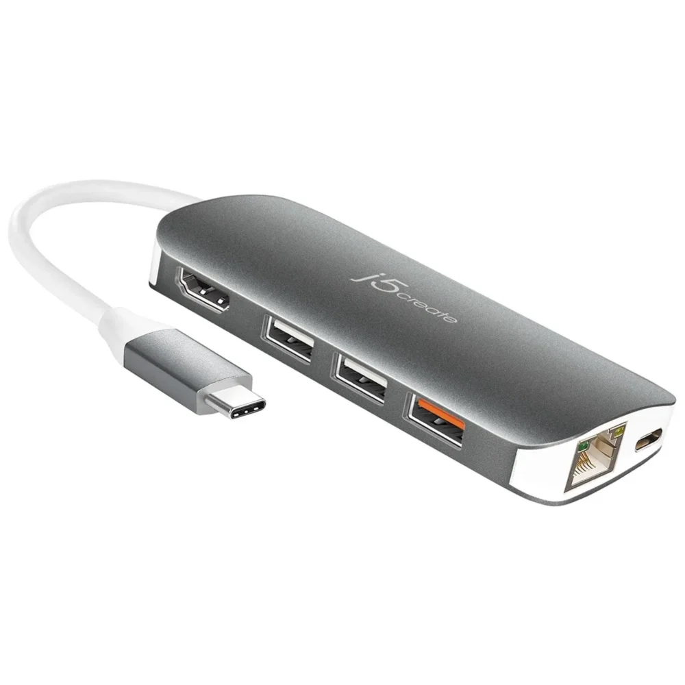 Докинг станция j5create Multi-Port JCD383 USB HDMI Ethernet SD microSD
