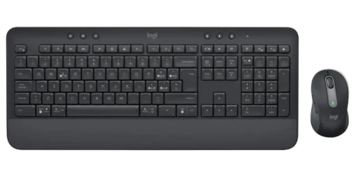 Kомплект безжични клавиатура с мишка Logitech MK650 Черен