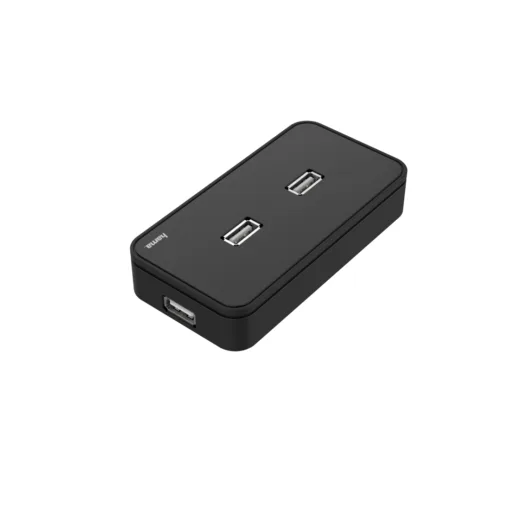 USB хъб със захранване HAMA USB 2.0 7-портов 480 Mbit/s Черен
