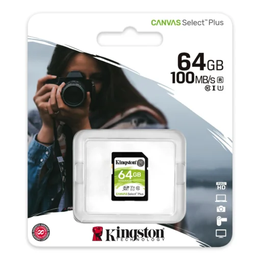 Карта памет Kingston Canvas Select Plus SD 64GB