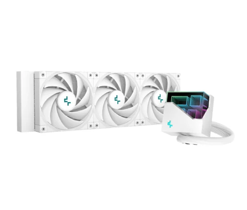 DeepCool водно охлаждане Water Cooling LT720 White - Addressable RGB Infinity mirror design -
