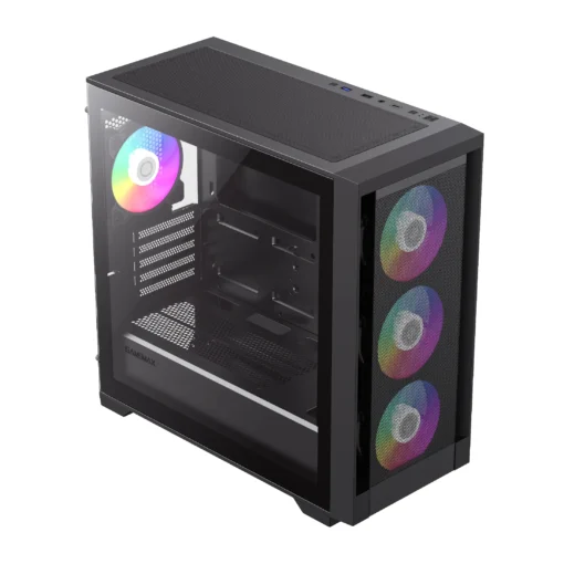 Gamemax кутия Case mATX – DEFENDER MB – Addressable RGB