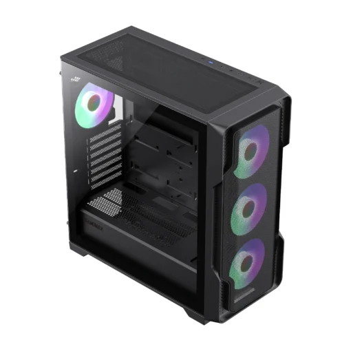 Gamemax кутия Case EATX – SIEGE Black – Addressable RGB