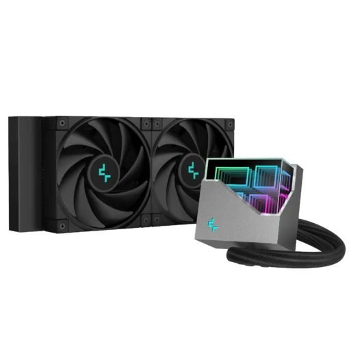 DeepCool водно охлаждане Water Cooling LT520 - Addressable RGB Infinity mirror design -