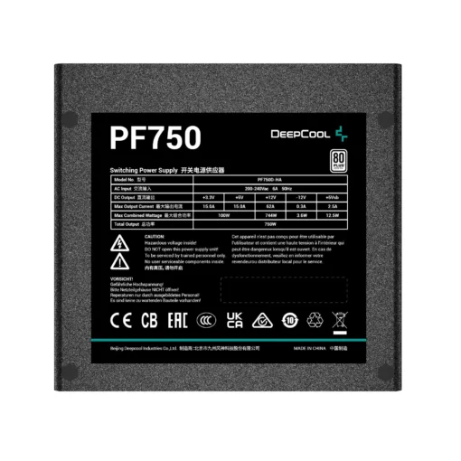 DeepCool захранващ блок PSU 750W – PF750