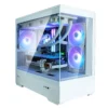 Zalman кутия Case mATX - P30 White - aRGB Tempered Glass