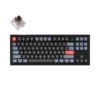 Геймърска Механична клавиатура Keychron V3 TKL Knob QMK Carbon Black Keychron K Pro Brown Switch RGB