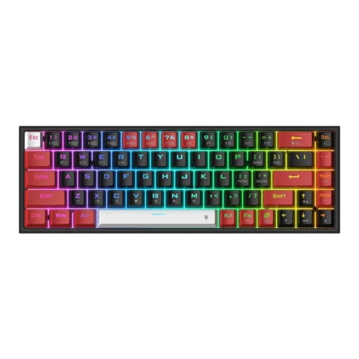 Клавиатура Redragon Castor Pro K631RGB-PRO-BRW_RD с червени