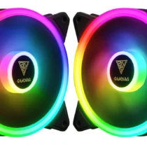 Gamdias Комплект вентилатори Fan Pack 4x120mm addressable RGB 5V 3 pin + remote controller - AEOLUS