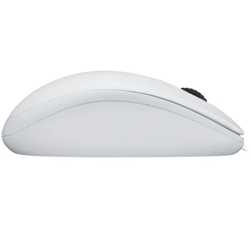 Мишка за компютър LOGITECH B100 Corded Mouse – WHITE – USB –