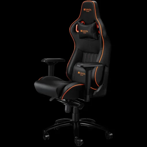 Геймърски стол CANYON gaming chair Corax GС-5 Black Orange