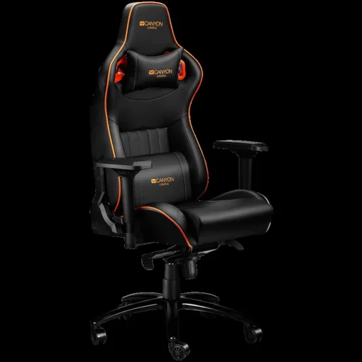 Геймърски стол CANYON gaming chair Corax GС-5 Black Orange