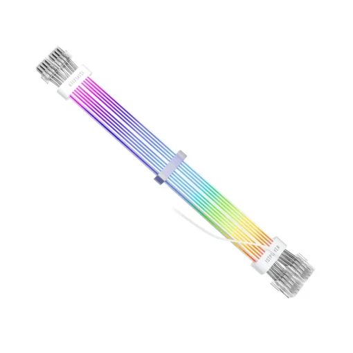 1stPlayer удължителен кабел Extension Modding Cable PCIe 6+2PIN Addressable RGB White –