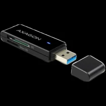 Карта памет AXAGON CRE-S2 External USB 3.0 Type A SLIM 2-slot SD/microSD