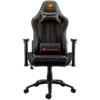 Геймърски стол COUGAR OUTRIDER - Black Gaming Chair Premium PVC Leather Head and Lumbar Pillow High Density Shaping Foam