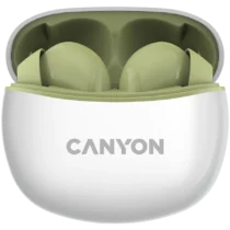 Bluetooth слушалки CANYON headset TWS-5 Green