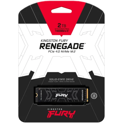 SSD диск Kingston 2000G Fury Renegade PCIe 4.0 NVMe M.2 SSD. up to 7