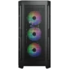 Кутия за компютър COUGAR DUOFACE PRO RGB Black Mid Tower 3x 120 ARGB Fans RGB Button Tempered Glass Mini ITX / Micro ATX