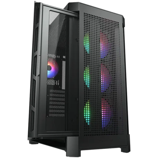 Кутия за компютър COUGAR DUOFACE PRO RGB Black