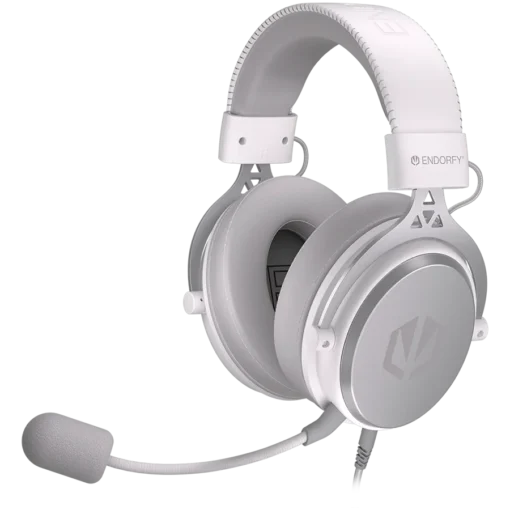 Геймърски слушалки Endorfy Viro Plus USB Onyx White Gaming Headset